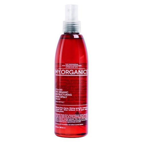 My.Organics Restructuring Shine Spray Blizgesys plaukams su arganu 250ml