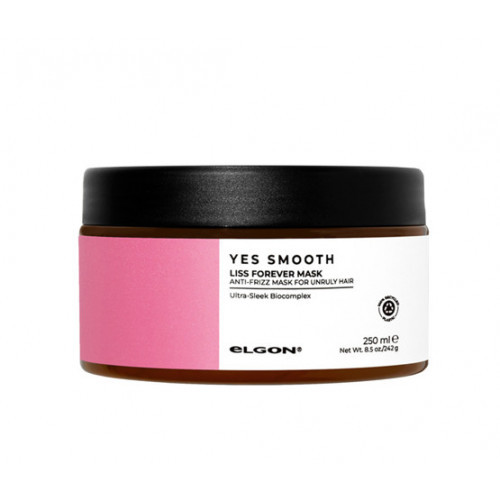 Elgon Yes Smooth Liss Forever Mask Intensyvi kaukė plaukams 250ml