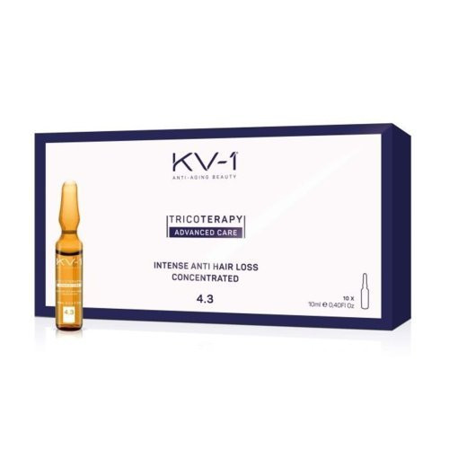 KV-1 Intense Anti Hair Loss 4.3 Ampulės intensyviam plaukų slinkimui mažinti 10vnt - 10ml