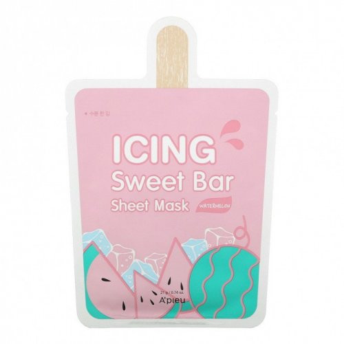 A'pieu Icing Sweet Bar Sheet Mask - Watermelon Veido kaukė 1 vnt.