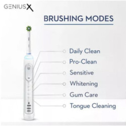 Oral-B Genius X Toothbrush Elektrinis dantų šepetėlis White