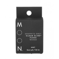 Moon Oral Care Graphite Grey Clean Slide Floss Tarpdančių siūlas 50m