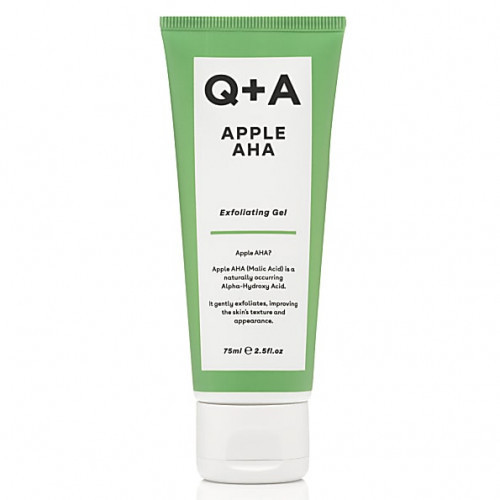 Q+A Apple AHA Exfoliating Gel Gelinis veido šveitiklis 75ml