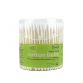 Pretty 100% Biodegradable Paper Stem Cotton Buds Ausų krapštukai 200 vnt.
