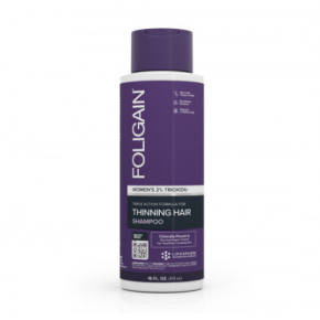 Foligain Hair Regrowth Shampoo Plaukų augimą skatinantis šampūnas moterims su 2% Trioksidiliu 473ml