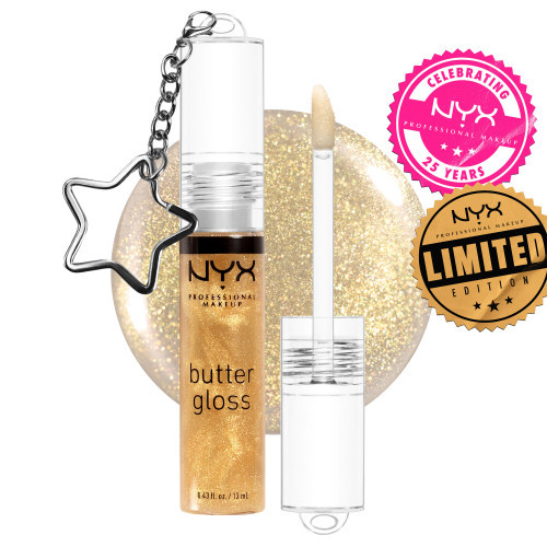 Nyx professional makeup Butter Lip Gloss 25k Gold Lūpų blizgis 13ml