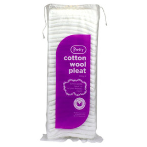 Pretty Cotton Wool Pleat Kosmetinė vata klostėmis 80g