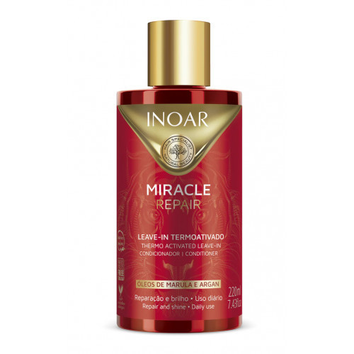 Inoar Miracle Repair Leave-in - nenuplaunamas kondicionierius 220ml