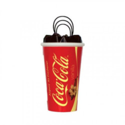 Airpure Scented 3D Car Air Freshener Kvapnus pakabukas - stiklinė COCA COLA