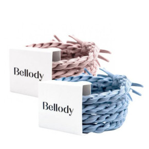 Bellody Original Blue&Rose Hair Ties Set Plaukų gumyčių rinkinys
