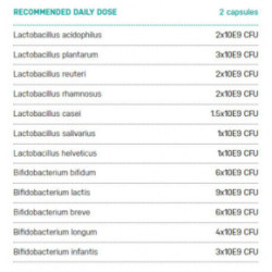 Ecosh Ecobiotic Lactic Acid Bacteria Pieno rūgšties bakterijos 40 kapsulių