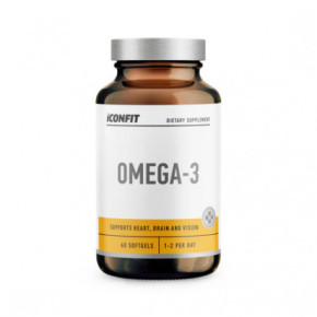 Iconfit Omega-3 Capsules Omega-3 maisto papildas 60 kapsulių