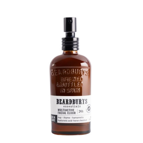 Beardburys Essentials Multiactive Facial Elixir Moisturizing Cream 24h Drėkinamasis veido kremas 50ml