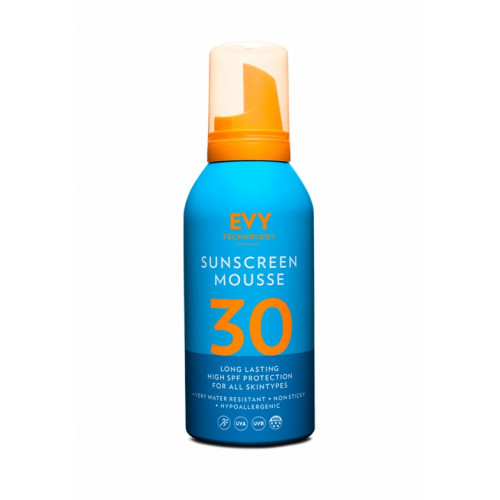 EVY Technology Sunscreen Mousse SPF30 Putos apsaugai nuo saulės 150ml