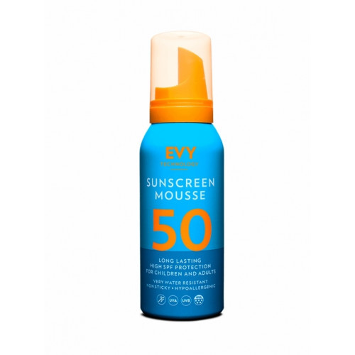 EVY Technology Sunscreen Mousse SPF50 Putos apsaugai nuo saulės 100ml