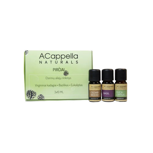 Acappella Essential Oils Set Eterinių aliejų rinkinys pirčiai 1vnt.