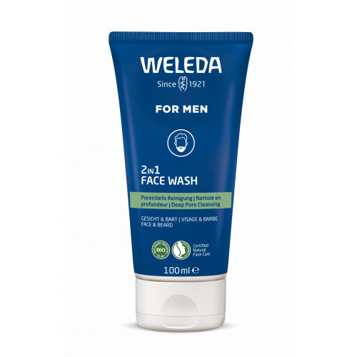 Weleda Men's 2 in 1 Face Wash Veido prausiklis vyrams 100ml