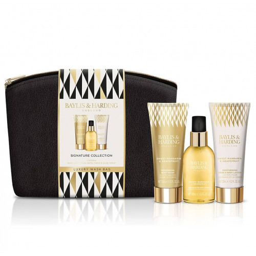 Baylis & Harding Sweet Mandarin & Grapefruit Luxury Wash Bag Gift Set Dovanų rinkinys