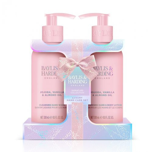 Baylis & Harding Jojoba, Vanilla & Almond Oil Luxury Hand Care Gift Set Rankų priežiūros rinkinys 2x300ml