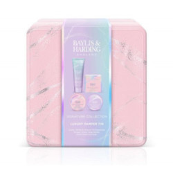 Baylis & Harding Jojoba, Vanilla & Almond Oil Luxury Pamper Tin Gift Set Dovanų komplektas