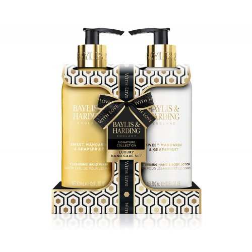 Baylis & Harding Sweet Mandarin & Grapefruit Luxury Hand Care Gift Set Rankų priežiūros priemonių rinkinys 2x300ml