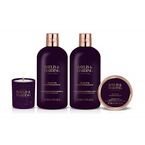 Baylis & Harding Luxury Candlelit Bath Time Gift Set Prabangus rinkinys ilgiems vakarams vonioje