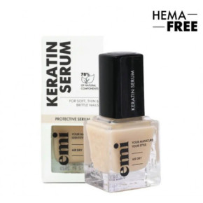 E.Mi Keratin Serum Nail Treatment Stipriklis sausiems ir trapiems nagams 9ml