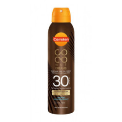 Carroten Dry Oil Coconut Dreams SPF30 Purškiamas sausas aliejus apsaugai nuo saulės 150ml