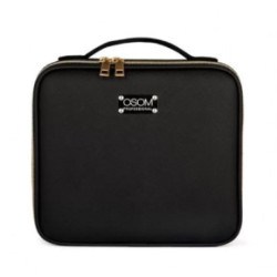 OSOM Professional Cosmetic Case With Lighted Mirror Lagaminas kosmetikos priemonėms Black