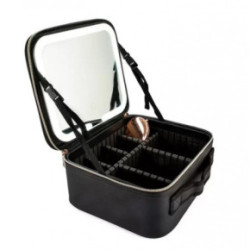 OSOM Professional Cosmetic Case With Lighted Mirror Lagaminas kosmetikos priemonėms Black