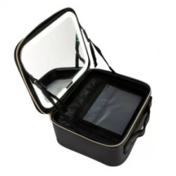 OSOM Professional Cosmetic Case With Lighted Mirror Lagaminas kosmetikos priemonėms Black