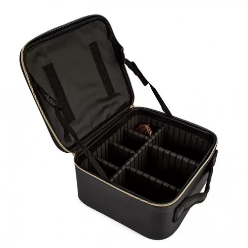 OSOM Professional Cosmetic Case With Lighted Mirror Lagaminas kosmetikos priemonėms Black