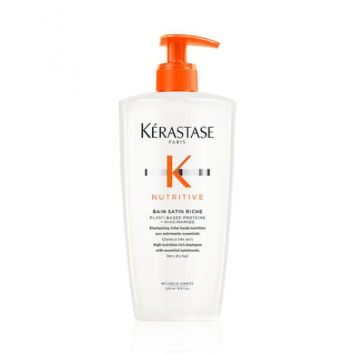 Kerastase Nutritive Bain Satin Riche Shampoo Maitinamasis šampūnas labai sausiems plaukams 250ml