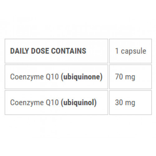 Ecosh Coenzyme Q10 Kofermentas Q10 30 kapsulių