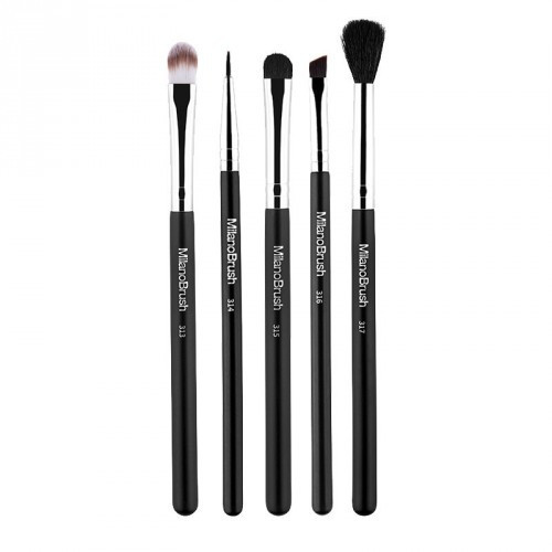 Milano Brush Essential Eye Brush Kit Akių šepetėlių rinkinys