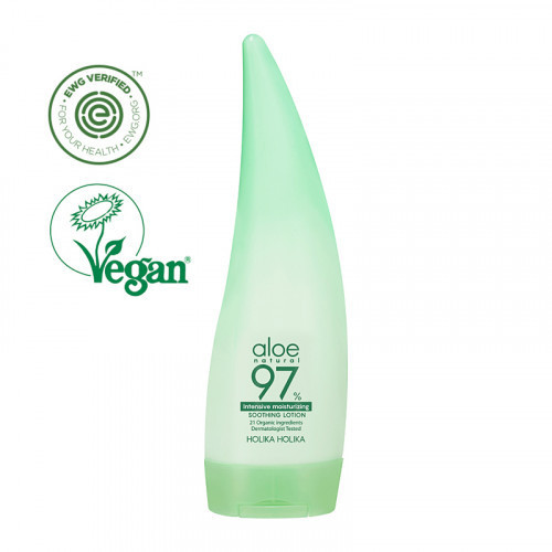 Holika Holika Aloe 97% Intensive Moisturizing Soothing Lotion Intensyviai drėkinantis kūno losjonas su alavijų ekstraktu 240ml