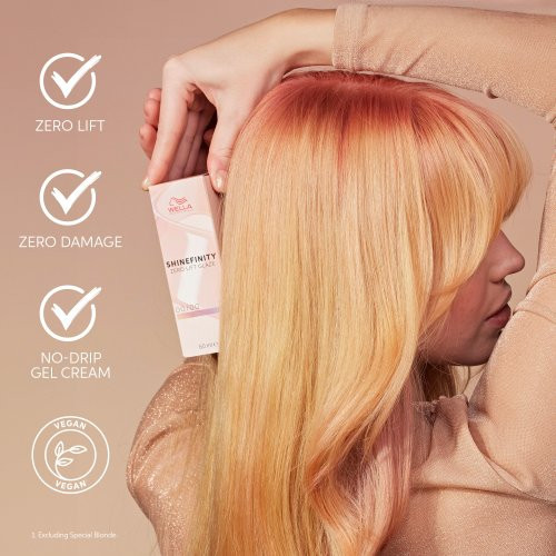 Wella Professionals Shinefinity Zero Lift Glaze Demi-Permanent Geliniai plaukų dažai 60ml