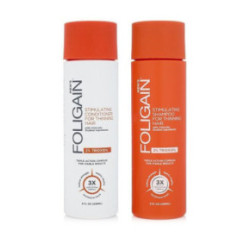 Foligain Hair Regrowth Shampoo & Conditioner Plaukų augimą skatinantis rinkinys vyrams su 2% Trioksidiliu