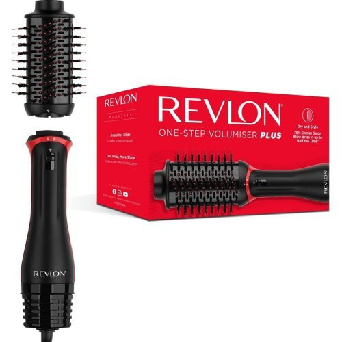 Revlon One Step Volumiser Plus Plaukų formavimo šukos Black