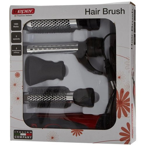 Beper Hot Ion Brush Plaukų formavimo šepetys Black