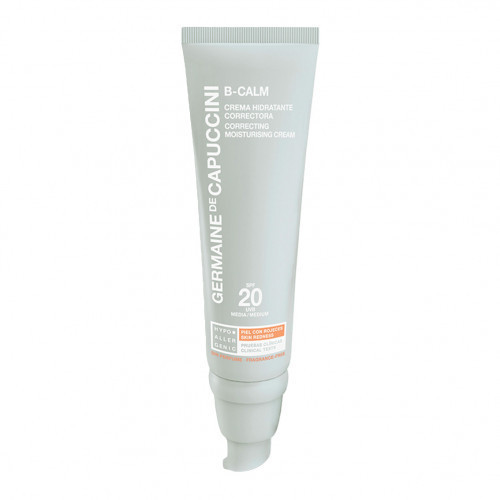 Germaine de Capuccini B-Calm Correcting Moisturizing Cream Koreguojamasis, drėkinamasis kremas nuo raudonio SPF20 50ml