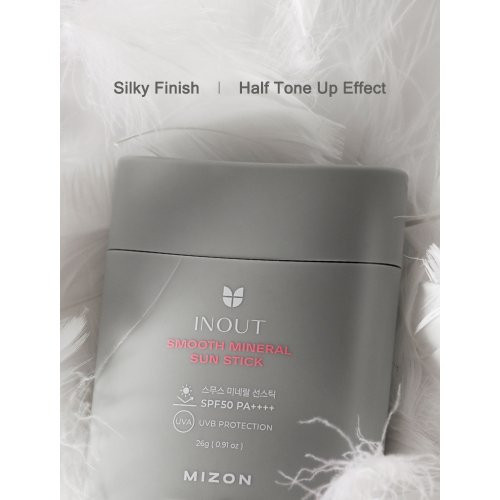 Mizon Inout Smooth Mineral Sun Stick SPF 50 PA++++ Apsauginis pieštukas nuo saulės 26g