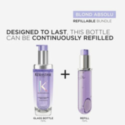 Kerastase Blond Absolu L'Huile Cicagloss Refillable Hair Oil Plaukų aliejus šviesiems plaukams 75ml