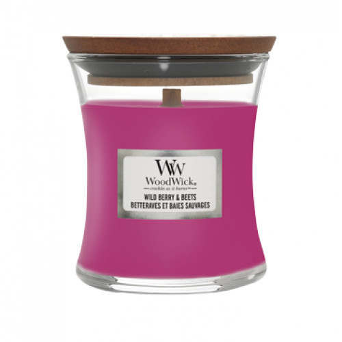 WoodWick Wild Berry & Beets Candle Žvakė Heartwick