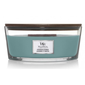 WoodWick Evergreen Cashmere Candle Žvakė Heartwick