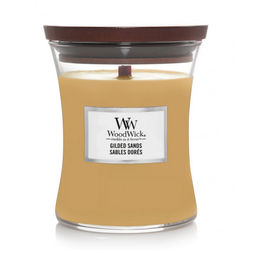 WoodWick Gilded Sands Candle Namų žvakė Heartwick