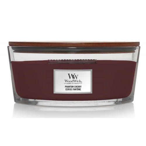 WoodWick Phantom Cherry Candle Namų žvakė Heartwick