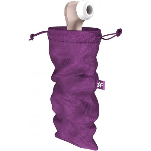 Satisfyer Treasure Bag Purple Sekso žaislų laikymo maišelis M 