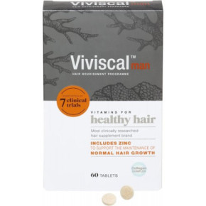 Viviscal Hair Growth Supplements For Men Maisto papildas plaukų augimui skatinti, vyrams 60 kapsulių