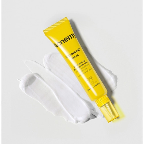 Acnemy Zitcontrol Blemish Control Moisturizer SPF50 Kremas aknės paveiktai odai su apsauga 40ml